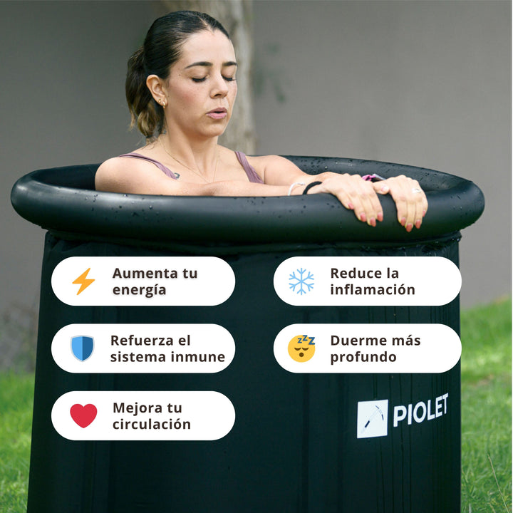 beneficios de la tina de hielo portatil PIOLET