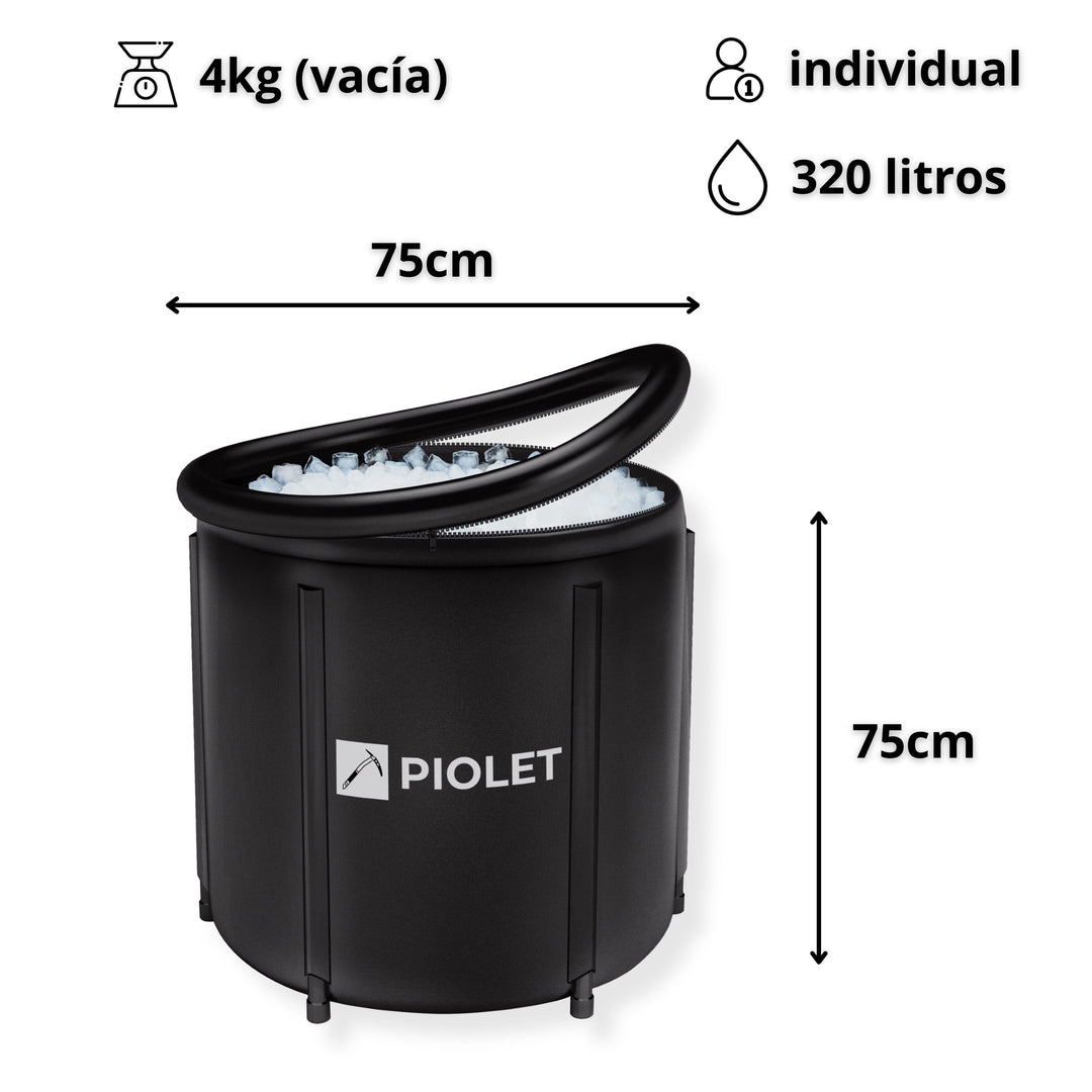 especificaciones de la tina de hielo ice bath PIOLET en Mexico