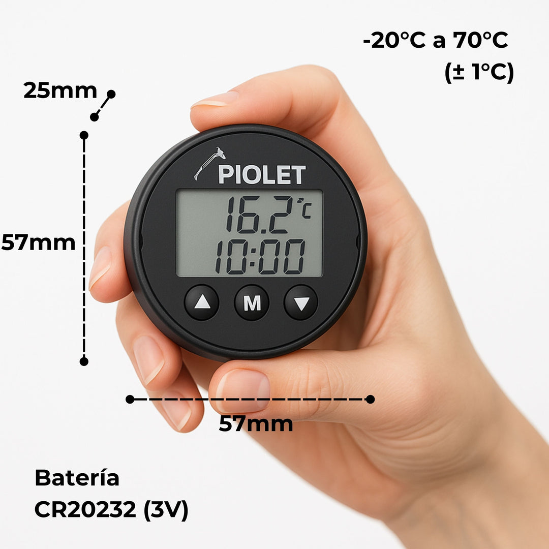 PIOLET Pebble® - Termómetro Digital Sumergible