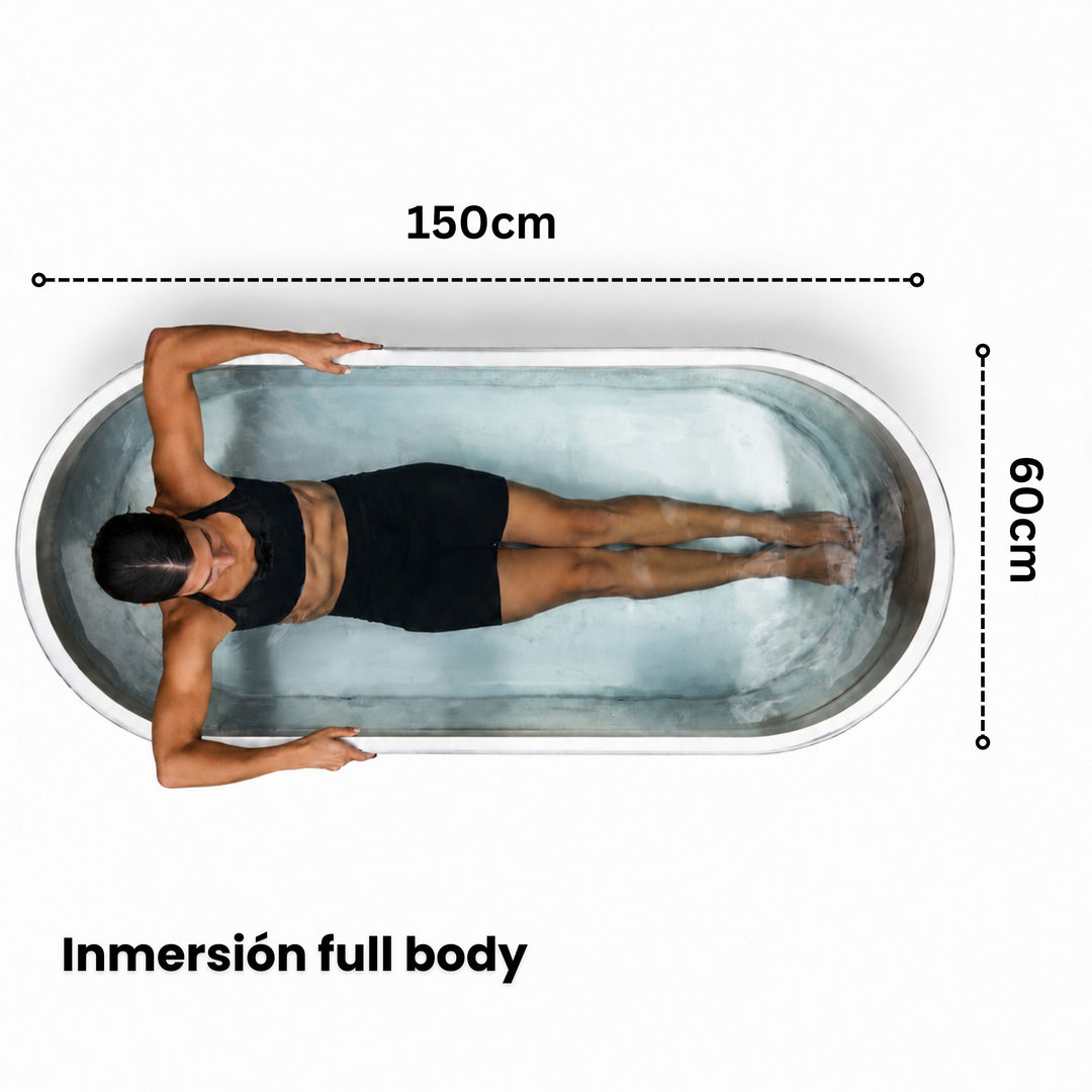 CyberPlunge steel ice bath, view 5