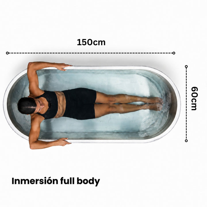 CyberPlunge steel ice bath, view 5