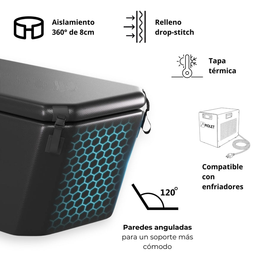 PIOLET Pool MAX professional ice bath, view 9
