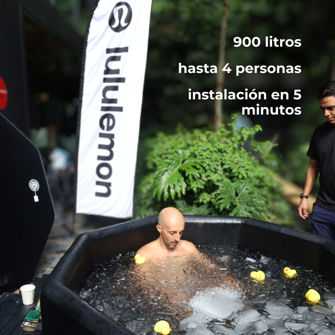 Tina de hielo Polar Party PIOLET 4 personas negra 160 cm México