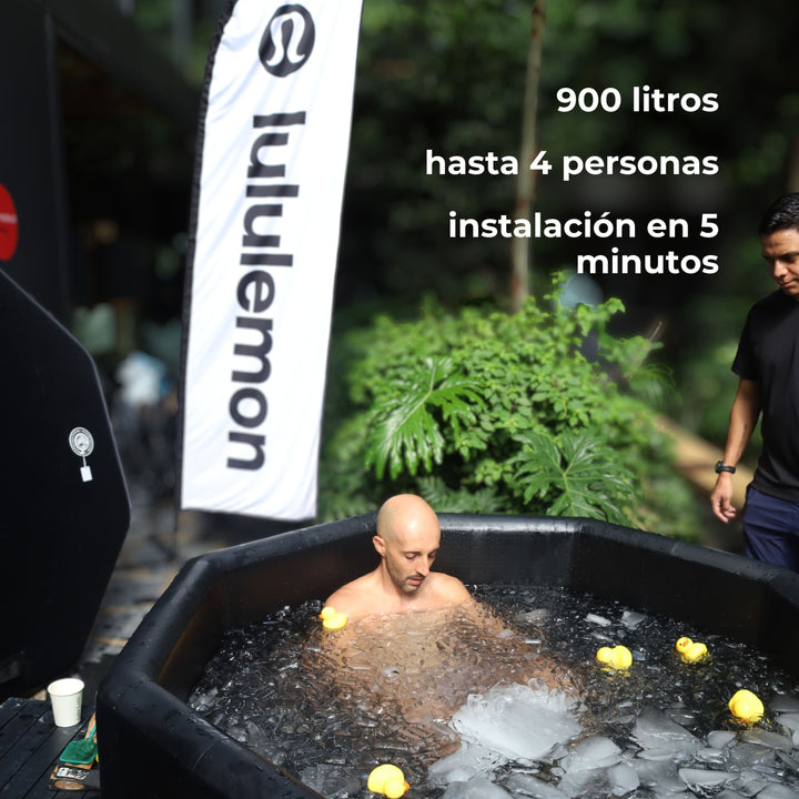 Tina de hielo Polar Party PIOLET 4 personas negra 160 cm México
