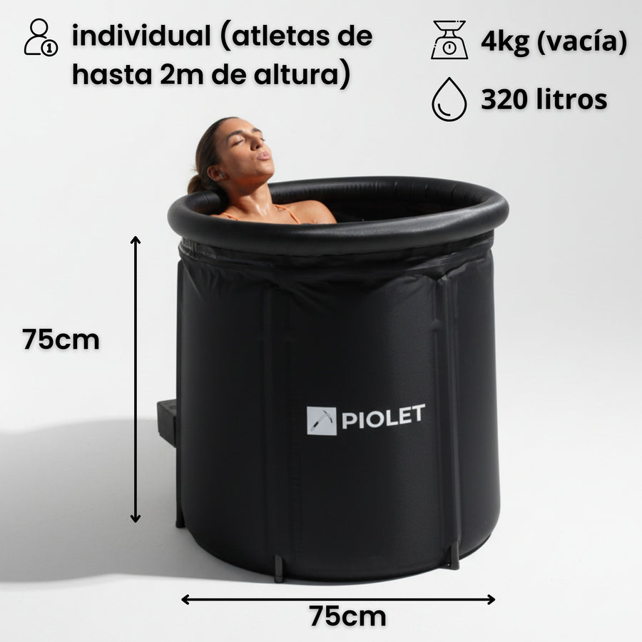 PIOLET RecoveryPod portable ice bath, view 4