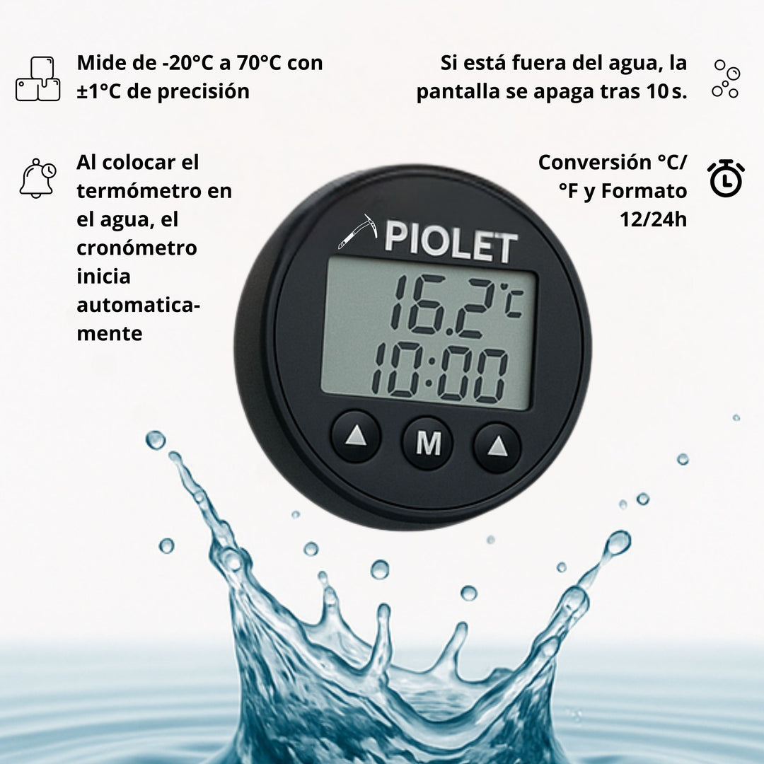 PIOLET Pebble® - Termómetro Digital Sumergible